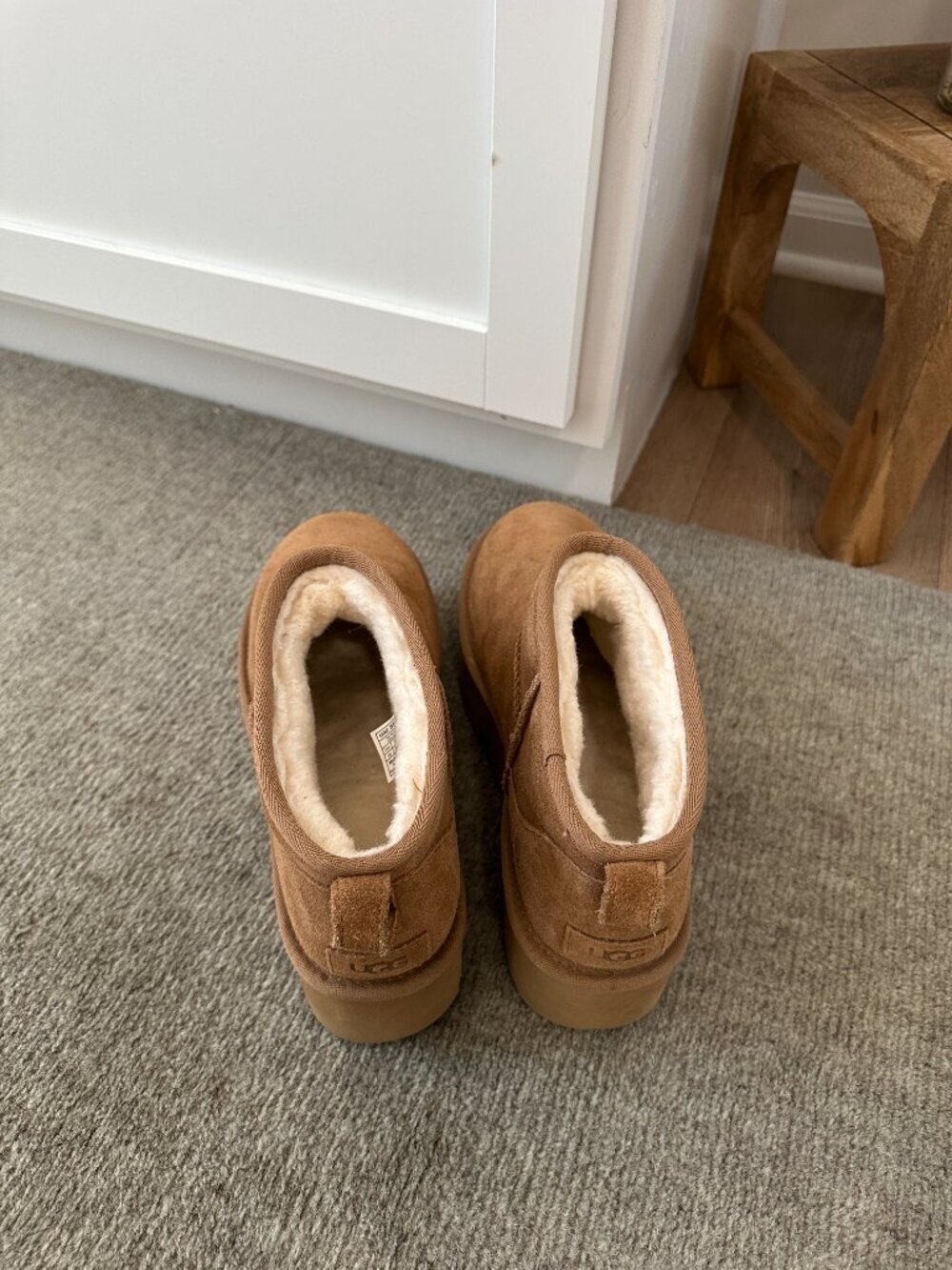 UGG Classic Ultra Mini Platform Boot in Chestnut Size US 10 - Picture 6 of 11